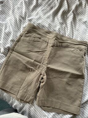 Kim Rogers - Beige Women’s Stretch Casual Shorts